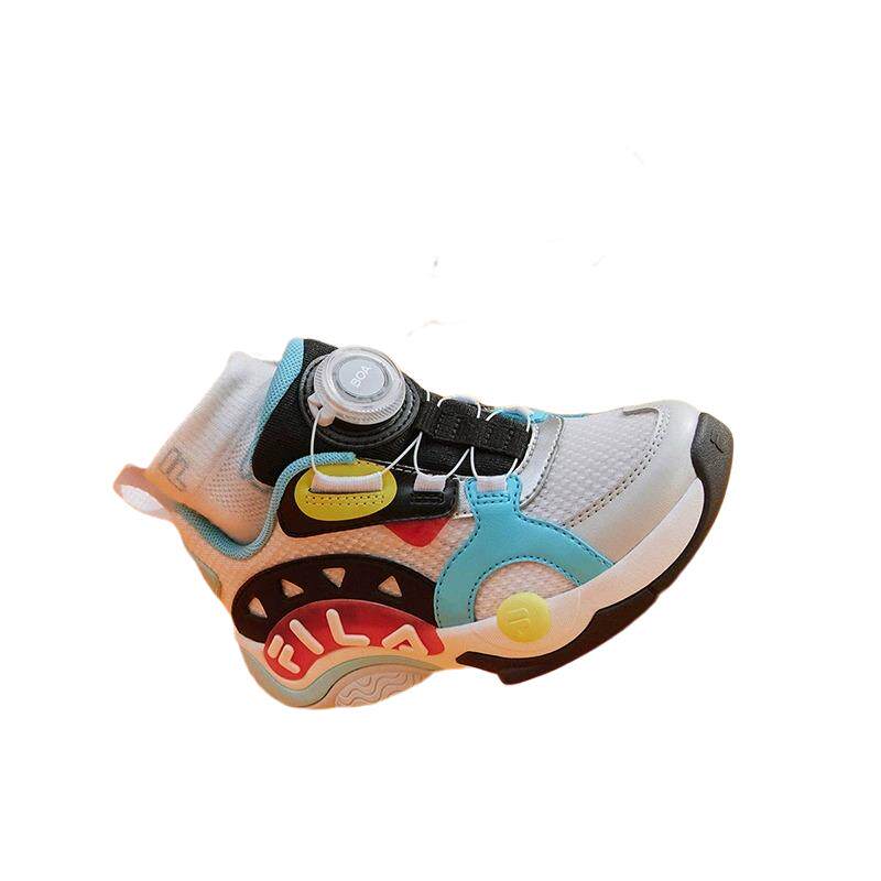 FILA斐乐童鞋儿童跑步鞋2023春季新款小童男童女童复古跑鞋运动鞋