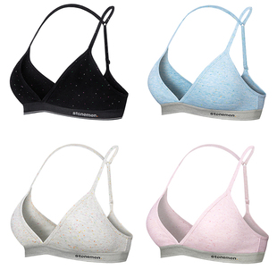 stonemen【源自澳洲】薄款法式三角杯文胸无钢圈美背内衣女彩点