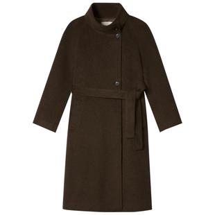 PSALTER诗篇苏利羊驼毛美丽诺羊毛美拉德大衣毛呢外套冬款