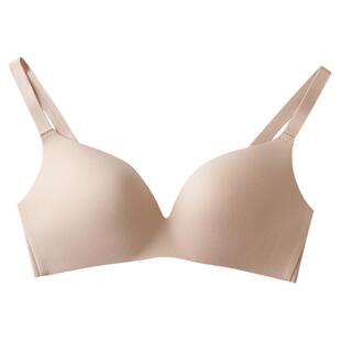 趣安芬文胸出口日本高端内衣女无痕光面薄款小胸不空杯舒适透气