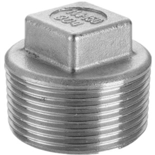 304堵头不锈钢 外丝管堵 丝堵 6分 1寸 塞头 4分不锈钢管外堵丝头