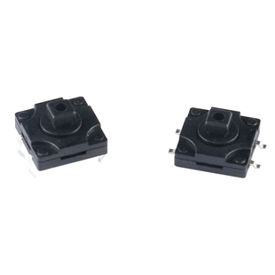 轻触开关 12*12*7.3 方头 插脚 贴片 防水防尘 4脚 微动按键开关