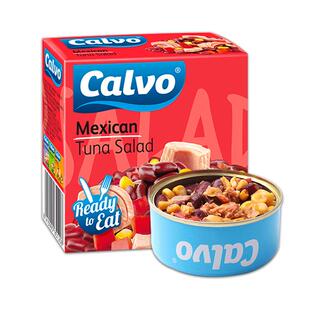Calvo凯芙进口墨西哥风味开罐即食罐头蔬菜金枪鱼沙拉150g