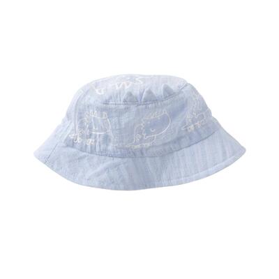 婴儿帽子春秋款新生儿夏季渔夫帽