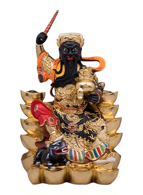 康盛树脂供奉摆件武财神赵公明像