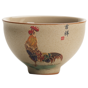 陶瓷茶杯主人杯单杯高档个人专用鸡缸杯品茶杯茶具杯子功夫喝茶盏