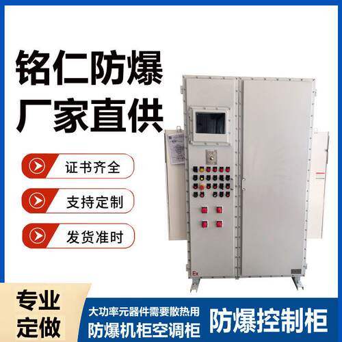 304不锈钢防爆正压控制柜 PLC防爆变频柜 通风型散热柜按需求定做