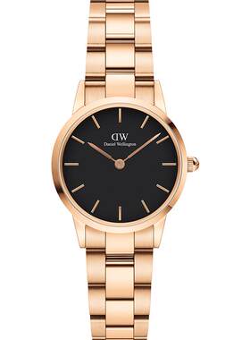DW情侣精钢石英表32MM