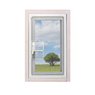 外开窗专用纱窗四角锁扣磁吸小窗口开窗防蚊纱窗网自装隐形家用