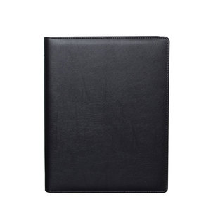 加宽A4活页外壳30孔活页夹光面  硬壳文件夹  大红色皮面商务办公