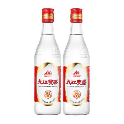 九江双蒸精米30白酒500ml*2瓶