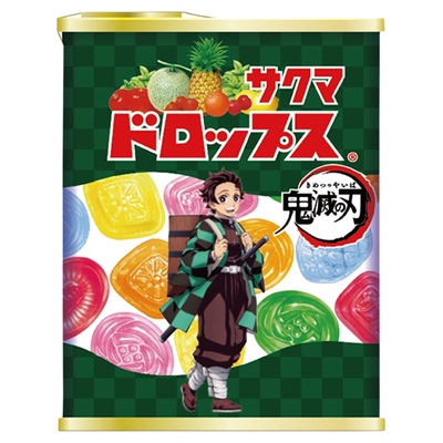 日本佐久间鬼灭之刃联名款罐仔糖