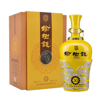 榆树钱壹号30白酒浓香纯粮酒