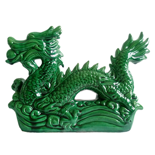 陶瓷龙青龙摆件小生肖可爱装饰品家居客厅办公室家用中式工艺品