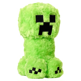 Mattel Minecraft Plush苦力怕我的世界大电影角色公仔毛绒娃娃