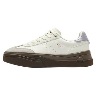 鸿星尔克德训鞋女板鞋厚底鞋子T头鞋冬季新款潮骄阳休闲运动鞋女