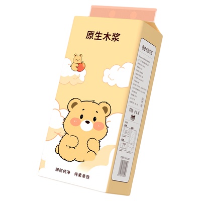 小熊芬妮1010张悬挂式抽纸整箱