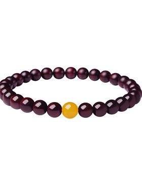 宫里上新正品天然小叶紫檀手串