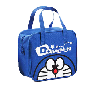 饭盒袋手提午餐包 大号男女手拎包小学生 儿童卡通帆布防水便当包