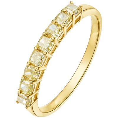 ILCO尤珂18K金天然钻石彩金排戒