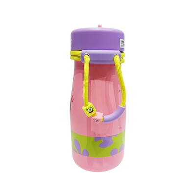 KKV海绵宝宝形象授权保温杯可爱卡通图案大容量儿童防摔保温水杯