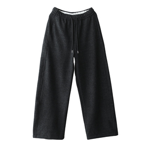 小耳出品【620g克重！】调性奶奶裤 萣制芝麻毛呢/银狐绒内里女