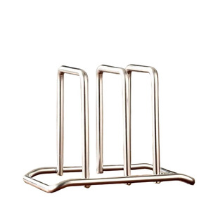 厨房不锈钢菜板架切菜板放置架台面锅盖架砧板架子案板收纳置物架