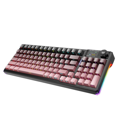 狼蛛F98proV3客制化机械键盘侧刻