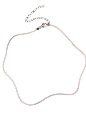 冷淡风轻奢小众蛇骨项链ins纯银