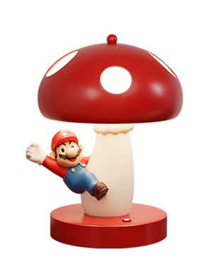 【天猫正品】马里奥台灯摆件