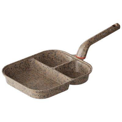 Amercook花岗岩不粘三孔早餐煎锅