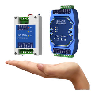 工业级RS485缓存型集线器光电隔离HUB中继器1/2/4/8路多路输出