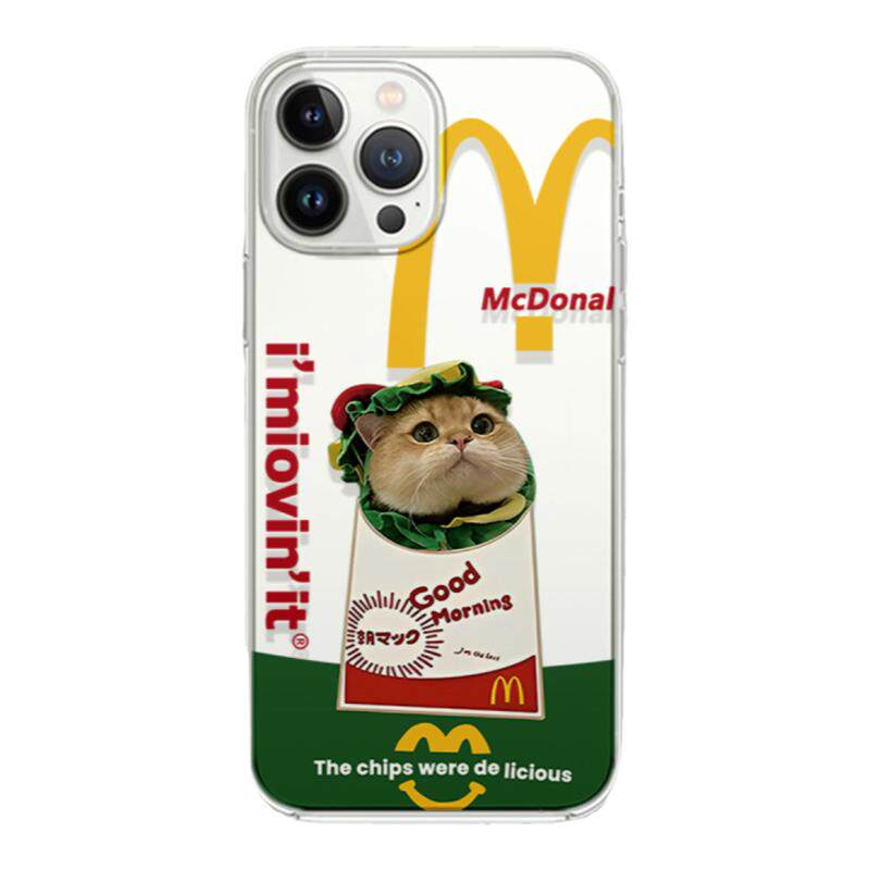 M记柴犬手机壳适用苹果15麦当劳iPhone14promax情侣华为mate60套OPPO小米13高级感vivo新款no