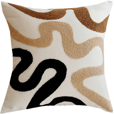 奶油色沙发抱枕大黑牛靠垫小红书