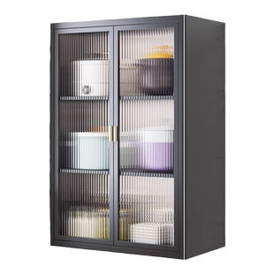 厨房壁挂多功能调料品盒置物架墙上免打孔挂壁式调味料瓶罐收纳柜