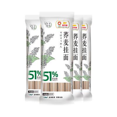 金龙鱼荞麦面面条600g×4袋