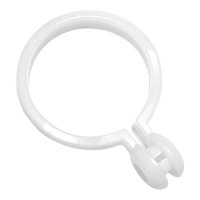 窗帘挂环抗老化开口白色活