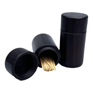 老挝大红酸枝牙签罐红木牙筒原木牙签盒实木高档家用中式复古摆件