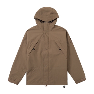 Timberland添柏岚冲锋衣男士春季新款户外徒步连帽防风衣外套夹克