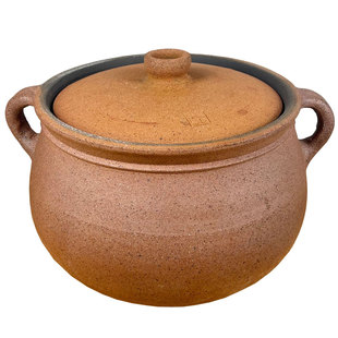 四川雅安荥经黑砂锅炖肉煲汤土陶沙锅荣经农村土砂锅老式无釉瓦罐