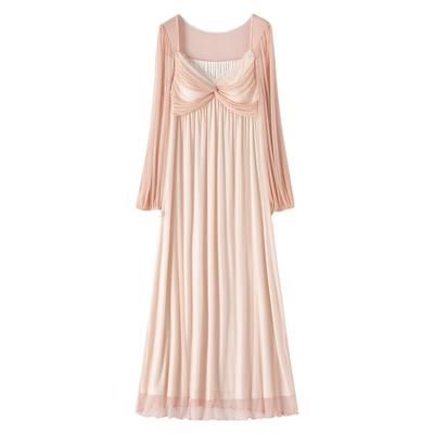 rosetree性感睡裙长袖蕾丝