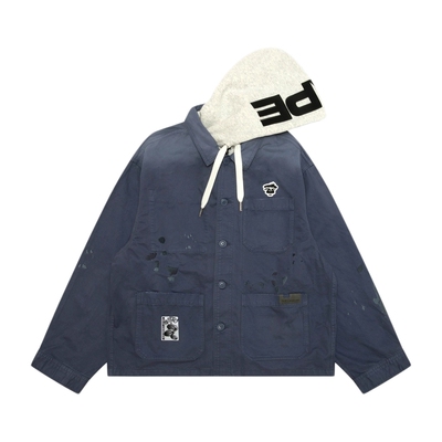 Aape旗舰店水洗做旧夹克外套