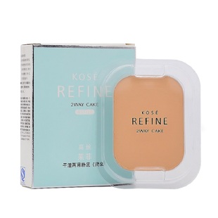 正品包邮kose/高丝莱菲干湿两用粉饼+粉盒+粉扑 遮瑕保湿定妆
