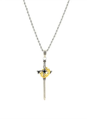 Vintage古着骑士之冠项链