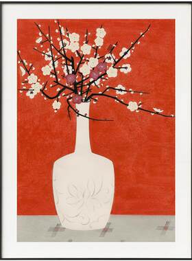 新中式入户玄关挂画中国风装饰画