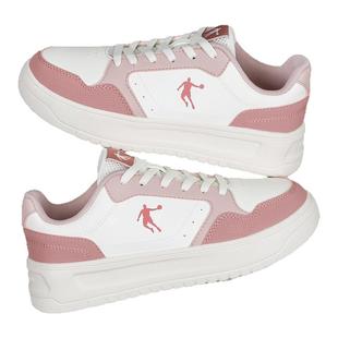 乔丹厚底女鞋板鞋女2025秋冬季新款官方旗舰正品粉色休闲运动鞋女