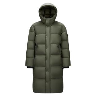 鹅绒服森马羽绒服男冬装90绒子加厚防泼水抗静电长款连帽外套户外