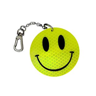 3m笑脸挂件钥匙链书包夜间户外反光登山骑行学生安全吊牌挂牌定制