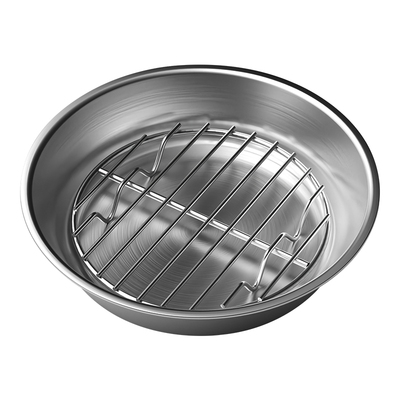 魔幻厨房304不锈钢空炸烤架套装