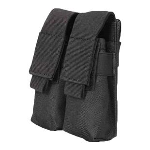 战术背心molle系统弹夹套双排附件包9mm 92 P1 79双联弹匣快拔套